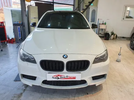 원주랩핑 BMW F10 5시리즈 루프스킨 + 사이드미러 랩핑 / 원주 행구로