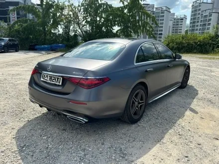 [원주 /덕스게러지] 벤츠 S class 사틴다크그레이 전체랩핑 / 원주시 행구동