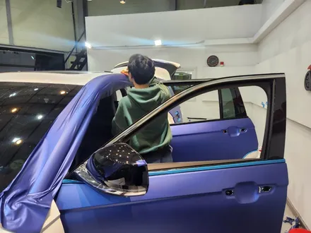 [원주랩핑/덕스게러지] Jeep 그랜드체로키 3M2080 매트 슬레이트 블루 전체랩핑 / 원주 행구로