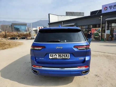 [원주랩핑/덕스게러지] Jeep 그랜드체로키 3M2080 매트 슬레이트 블루 전체랩핑 / 원주 행구로