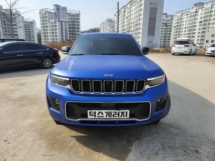 [원주랩핑/덕스게러지] Jeep 그랜드체로키 3M2080 매트 슬레이트 블루 전체랩핑 / 원주 행구로