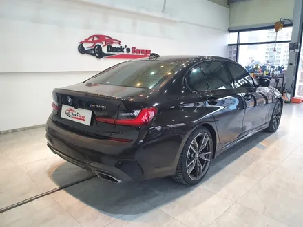 원주랩핑 BMW G20 M340I 3시리즈 사틴뱀파이어레드 전체랩핑 / 원주 행구로