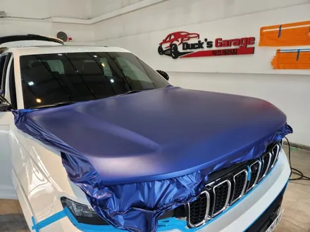 [원주랩핑/덕스게러지] Jeep 그랜드체로키 3M2080 매트 슬레이트 블루 전체랩핑 / 원주 행구로
