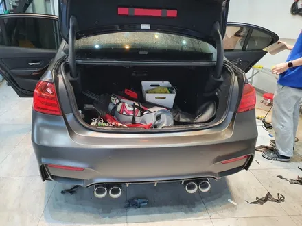 BMW 사고로 인한 랩핑재시공 / 원주 행구로