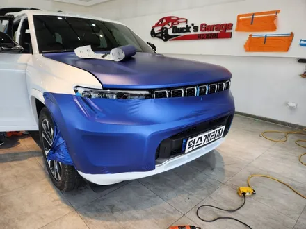 [원주랩핑/덕스게러지] Jeep 그랜드체로키 3M2080 매트 슬레이트 블루 전체랩핑 / 원주 행구로
