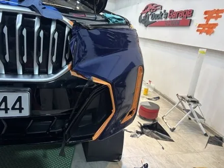[원주랩핑/덕스게러지] BMW X6 비닐프로그 탄자나이트블루 전체랩핑 / 원주시 행구동