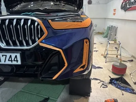 [원주랩핑/덕스게러지] BMW X6 비닐프로그 탄자나이트블루 전체랩핑 / 원주시 행구동