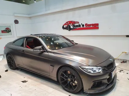 BMW 428I 쿠페 사틴다크바솔트 전체랩핑 원주랩핑 제천 여주 충주 / 원주 행구로