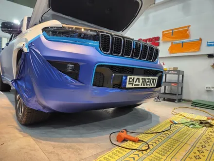 [원주랩핑/덕스게러지] Jeep 그랜드체로키 3M2080 매트 슬레이트 블루 전체랩핑 / 원주 행구로