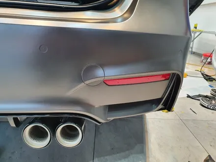 BMW 사고로 인한 랩핑재시공 / 원주 행구로
