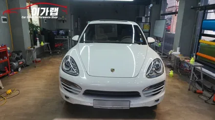 포르쉐 카이엔 루프스킨&포인트랩핑&라이트필름 ! 김포이가랩에서 깔끔하게 시공완료! / 경기 김포 통진