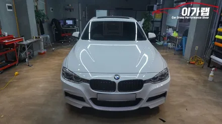 BMW320D 루프스킨&사이드포퍼먼스데칼 깔끔하게 김포이가랩에서 작업!!!!!!!! / 경기 김포 통진