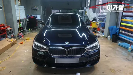 BMW 530I 그릴 크롬가리기 ! 에이버리 블랙유광으로 드레스업 효과!! 김포이가랩 에서 [김포랩핑][인천랩핑][일산랩핑][김포카스킨] / 경기 김포 통진
