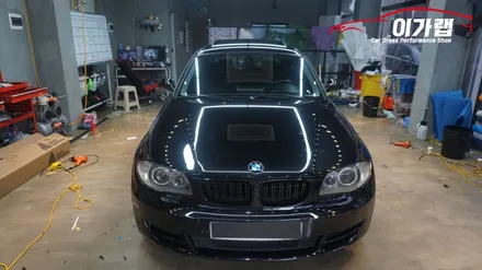 BMW 120D 크롬가리기 크롬없애기&테일램프 퍼플그레이 라이트필름 작업기! 김포이가랩에서~ [김포랩핑][인천랩핑][일산랩핑][김포카스킨] / 경기 김포 통진
