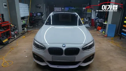 BMW 118D 라이트필름 & 포인트랩핑(콧수염,손잡이) BMW맛집 김포이가랩에서~ [김포랩핑][일산랩핑][인천랩핑][김포카스킨] / 경기 김포 통진