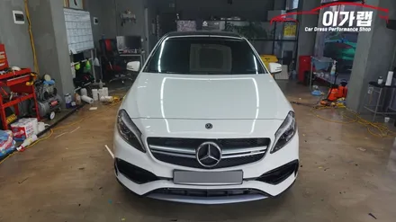 벤츠 A45 AMG 생활PPF & 테일램프 퍼플그레이 색으로 톤다운! 김포이가랩 에서~![김포랩핑][일산랩핑][인천랩핑][라이트필름] / 경기 김포 통진