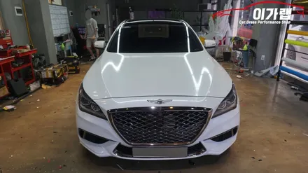 제네시스 G80 제네시스 스포츠 전체랩핑 3M2080 엠버블랙 김포 이가랩 에서[김포랩핑][실내랩핑][포인트랩핑][PPF][라이트필름][김포맛집] / 경기 김포 통진