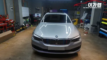 BMW5시리즈 G30 테일램프 톤다운! 퍼플그레이 김포 이가랩 에서 [라이트필름][전체랩핑][BMW맛집][김포랩핑샵][랩핑전문점] / 경기 김포 통진