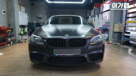 BMW 528I 전체랩핑! 중국산필름에서 정품필름으로! 에이버리 화이트펄 김포 이가랩 [김포랩핑][김포랩핑샵][PPF][정품필름취급점] / 경기 김포 통진