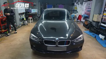 BMW 320D F30 실내 우드에서 3M2080매트릭스블랙 으로 탈바꿈! 김포 이가랩 에서 !! / 경기 김포 통진