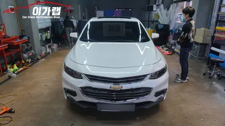 쉐보레 올뉴 말리부 윈도우크롬없애기 크롬가리기! 김포 이가랩 에서 [김포랩핑][포인트랩핑][전체랩핑][부분랩핑][크롬딜리트] / 경기 김포 통진