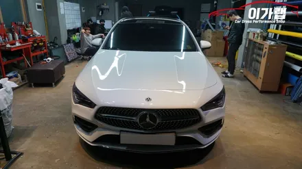 벤츠 CLA250 루프스킨 일반필름과 광도차이 확실한 블랙 PPF 로! / 경기 김포 통진