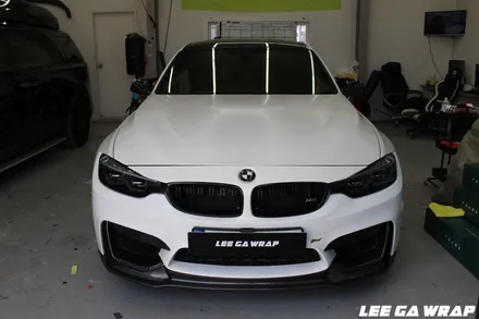 BMW M3 ( F80 ) 전체랩핑 제거 및 전체랩핑 색상 변경!! 요즘핫한 티파니색! 민트색랩핑 고광택PET 필름으로 깔끔시공 / 경기 김포 통진