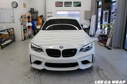 BMW M2 전체랩핑 언제나 핫한 무광크롬실버 ! M맛집 김포 이가랩 에서 시공완료!! / 경기 김포 통진