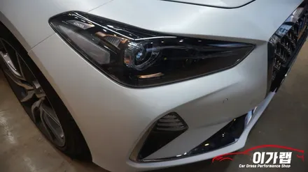 제네시스 G70  3M1080 사틴 플립 고스트펄 앞범퍼 재시공 깔끔하게 김포이가랩에서!!!!!!! / 경기 김포 통진