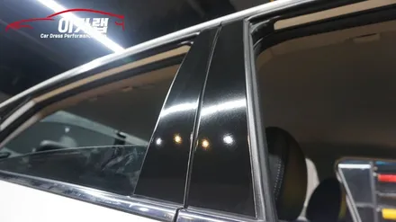 닛산 알티마 B필러C필러 에어버리 블랙유광 랩핑!!!!!!!김포이가랩에서  깔끔하게 작업!!!!!!!! / 경기 김포 통진