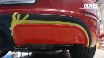 포르쉐 718GTS 가드레드 색상! 디퓨져 포인트랩핑!! 김포이가랩에서 깔끔하게 !![김포랩핑][인천랩핑][일산랩핑][자동차카스킨] / 경기 김포 통진