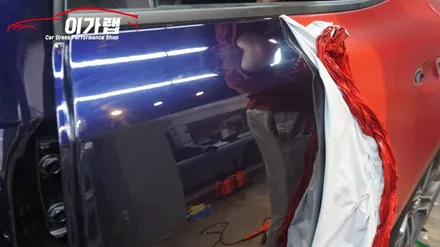 기아 스팅어 전체랩핑 제거 작업! 꼼꼼하고 깔끔하게 김포이가랩에서~[김포랩핑][인천랩핑][일산랩핑][자동차래핑][파주래핑] / 경기 김포 통진