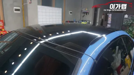 BMW M4 컨버터블 루프스킨 & 포인트랩핑 김포 이가랩 에서 꼼꼼하고 깔끔하게!! / 경기 김포 통진