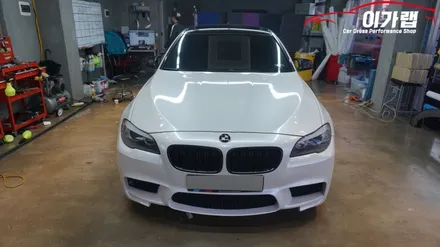 BMW 528I 전체랩핑! 중국산필름에서 정품필름으로! 에이버리 화이트펄 김포 이가랩 [김포랩핑][김포랩핑샵][PPF][정품필름취급점] / 경기 김포 통진