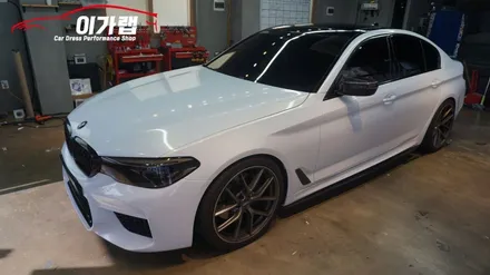 BMW 5시리즈 G30 전체랩핑! 3M2080 화이트골드스파클 ! 김포 이가랩 에서 [김포랩핑][인천랩핑][강서랩핑][김포랩핑샵][PPF] / 경기 김포 통진