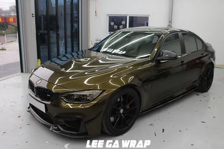 BMW M3 전체랩핑 고광택 미드나잇골드 / 김포, 파주, 인천