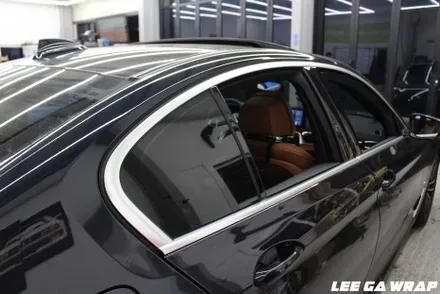 BMW 5시리즈 윈도우 크롬딜리트 요즘시대 크롬은 없애야 제맛! / 경기 김포 통진