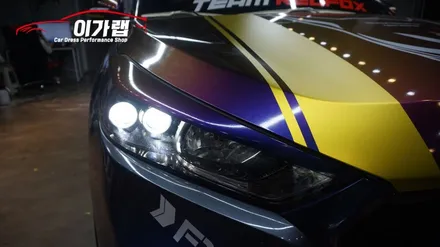 현대 투싼 끝판왕 차량의 포인트랩핑 ! 바이퍼데칼 랩핑 ! 김포이가랩에서![김포랩핑][일산랩핑][인천랩핑][김포래핑][이가랩] / 경기 김포 통진