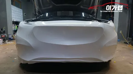 벤츠 C클래스 C220 전체랩핑! 3M2080화이트골드스파클! 김포이가랩에서~[김포랩핑][인천랩핑][일산랩핑][전체카스킨][전체래핑] / 경기 김포 통진
