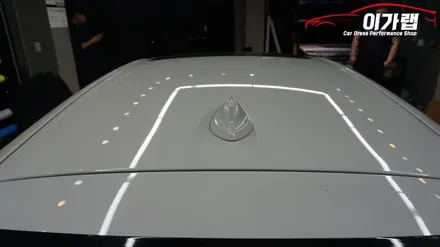 BMW 1시리즈 루프스킨 제거 & 뒷범퍼하단 포인트랩핑 ! 김포 이가랩 에서 [김포랩핑][필름제거][전체랩핑제거][랩핑맛집][김포랩핑샵] / 경기 김포 통진