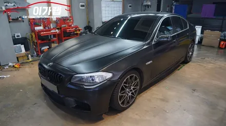 BMW 528I 전체랩핑! 중국산필름에서 정품필름으로! 에이버리 화이트펄 김포 이가랩 [김포랩핑][김포랩핑샵][PPF][정품필름취급점] / 경기 김포 통진