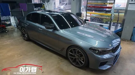BMW 5시리즈 G30 전체랩핑! 3M2080 화이트골드스파클 ! 김포 이가랩 에서 [김포랩핑][인천랩핑][강서랩핑][김포랩핑샵][PPF] / 경기 김포 통진