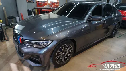 BMW G20 330i M 그릴 크롬에서 블랙유광 으로 ! 포인트래핑 / 경기 김포 통진