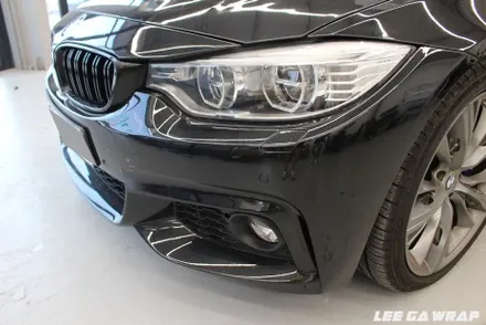 BMW 4시리즈 컨버터블 전체랩핑 블랙에서 반무광블랙으로 탈바꿈 ! / 김포, 파주, 인천
