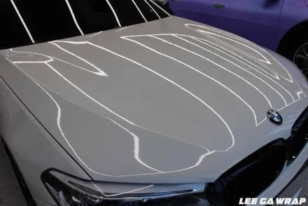 BMW 5시리즈 (G30) 전체랩핑 니파필름 브루클린그레이 ! 순정공구리색의 가장가까운컬러 / 경기 김포 통진