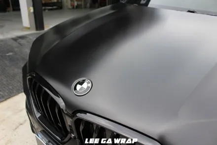 BMW X6 전체랩핑 외부 전체 크롬딜리트! 니파필름으로 깔끔하게 시공완료! / 경기 김포 통진