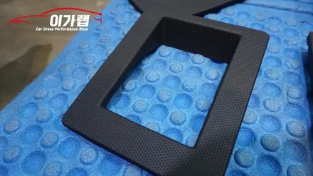 갤로퍼2 오프로드 실내랩핑 ! 시대에 맞게 실내도 나만의스타일로! 3M1080 메트릭스블랙 김포 이가랩에서!!!!!! / 경기 김포 통진