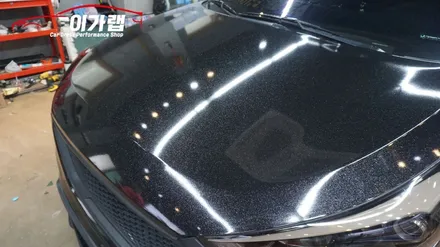 올뉴투싼 전체랩핑! 스카이블루색에서 3m2080갤럭시블랙으로 ! 블랙갱 / 김포, 파주, 인천
