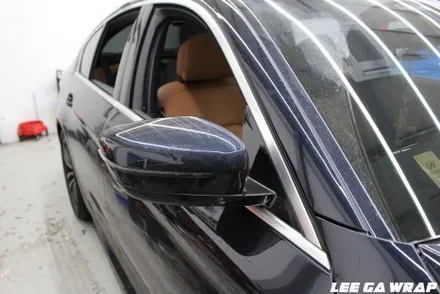 BMW 5시리즈 윈도우 크롬딜리트 요즘시대 크롬은 없애야 제맛! / 경기 김포 통진
