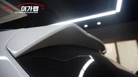 싼타페 더프라임 루프스킨&사이드미러 랩핑!! 포인트랩핑 !! 김포이가랩에서!!!! / 경기 김포 통진
